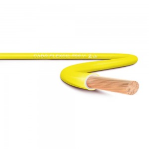 Rolo Cabo 2,5mm Flexsil com 100m Amarelo Sil