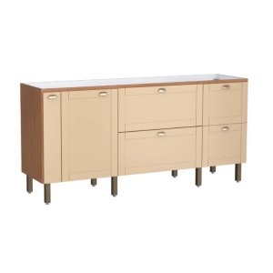 GABINETE EM MADEIRA PARA PIA | GROU | JEQUITIBA-AREIA | 200 | COZIMAX