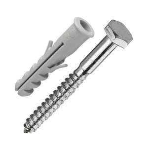 PARAFUSO ROSCA SOBERBA + BUCHA ANEL | 10mm | BEMFIXA