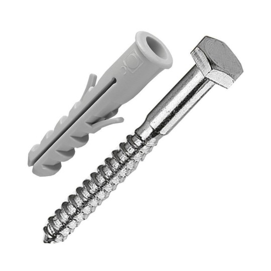 PARAFUSO ROSCA SOBERBA + BUCHA ANEL | 10mm | BEMFIXA