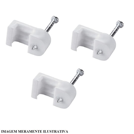 FIXA FIO PARALELO | N2 | BRANCO | BEMFIXA