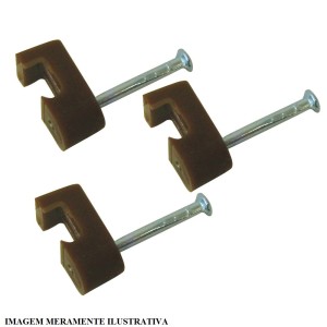 FIXA FIO PARALELO | N2 | MARROM | BEMFIXA