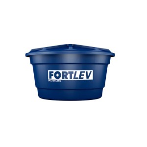 CAIXA D AGUA C/ TAMPA | 100L | POLIETILENO | 51x0.75 | FORTLEV