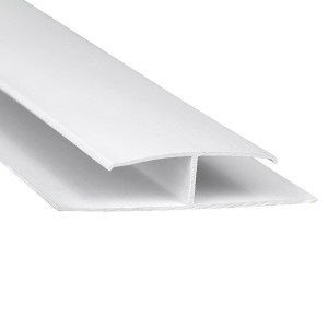 PERFIL H | 0.8mm | COM 6m | BRANCO | DUDA