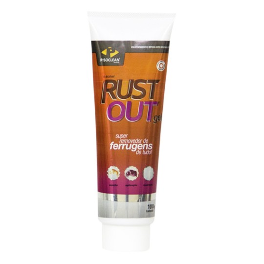 GEL SUPER REMOVEDOR DE FERRUGENS RUSTOUT 100gr | PISOCLEAN