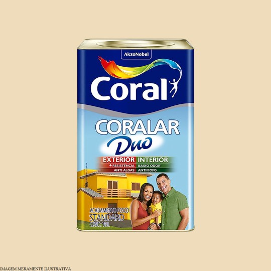 CORALAR ACRILICO + RESISTENTE | MARFIM | 18.0L | CORAL