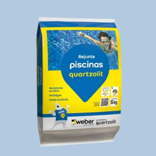 REJUNTE PARA PISCINA | 5kg | AZUL CELESTE | QUARTZOLIT --