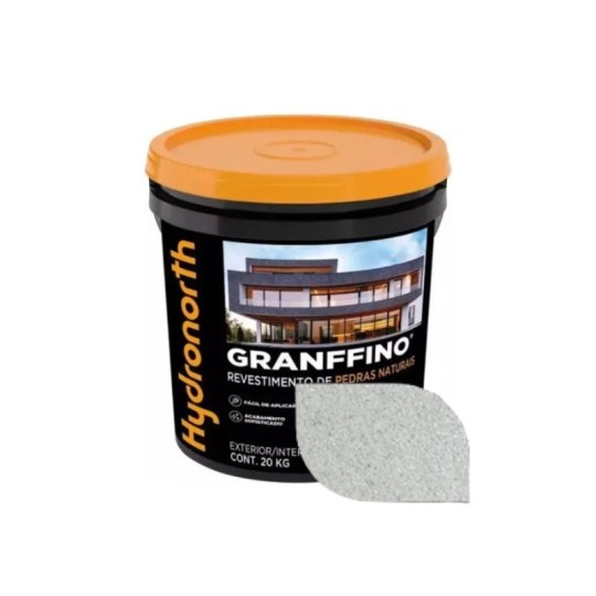 TEXTURA GRANFFINO | PEDRAS NATURAIS | BRANCO | 20kg | HYDRONORTH