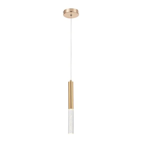 PENDENTE LED | PT-9104 | 100-240v 3w 3000k | DOURADO | ASTRALED