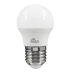 LAMPADA LED BOLINHA | 4.8W | 6500K | E27 | BIVOLT | KIAN