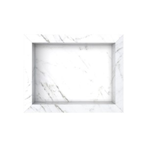 NICHO EM PORCELANATO | DIAMANTE | 40x30 | LISO | BRANCO | COZIMAX
