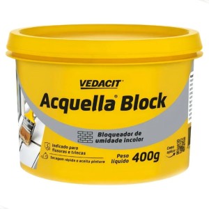 IMPERMEABILIZANTE | ACQUELA BLOCK | INCOLOR | 400gr| VEDACIT