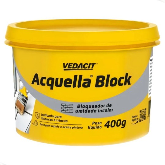 IMPERMEABILIZANTE | ACQUELA BLOCK | INCOLOR | 400gr| VEDACIT