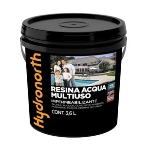 RESINA | ACQUA | ACRILICA IMPERMEABILIZANTE | 3.6L | INCOLOR | FOSCA | HYDRONORTH