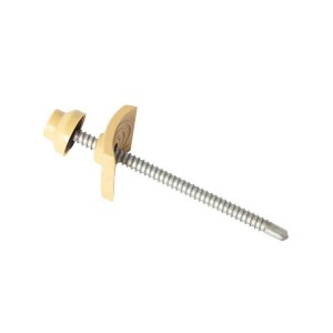 KIT VEDACAO+PARAFUSO | P/TELHA MARFIM | PLAN | C/20PCS | AFORT