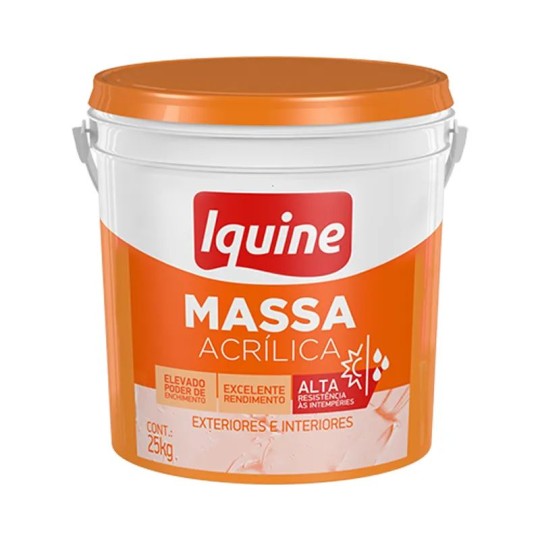 MASSA ACRILICA | BRANCO | BD 25kg | IQUINE