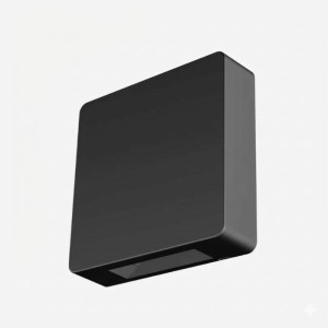 ARANDELA | SOBREPOR AL13 2 FOCOS | 3.0K 6W | PRETO | KIAN