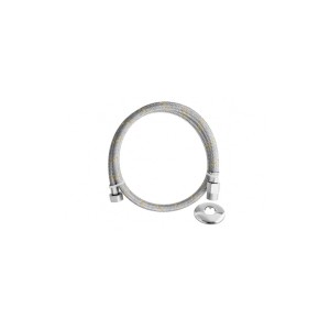 LIGACAO (ENGATE) FLEXIVEL ACO INOX PARA INSTALACAO DE GAS | MXF 1/2 | 40cm | BLUKIT