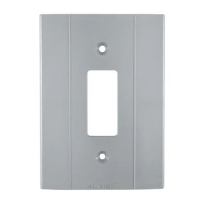 TAMPA | 4x2 | 1 POSTO VERTICAL | TERMOPLASTICO PLASTIBOX | CINZA ESCURO | TRAMONTINA