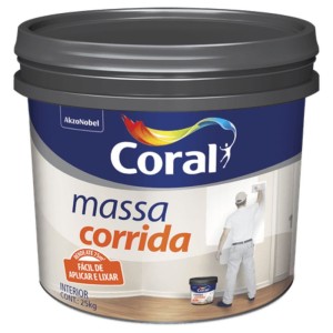 MASSA PVA | BRANCO | BALDE 25kg | CORAL