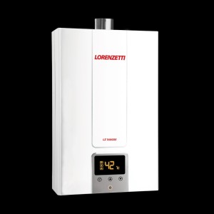 AQUECEDOR GAS LZ 1600DE GLP | 15L | DIGITAL | BRANCO | LORENZETTI