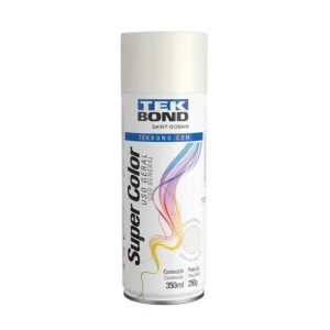 SPRAY SUPER COLOR | 350ml | BRANCO BRILHANTE | TEKBOND