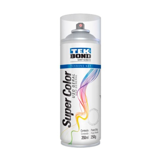 SPRAY SUPER COLOR | 350ml | VERNIZ BRILHANTE | TEKBOND