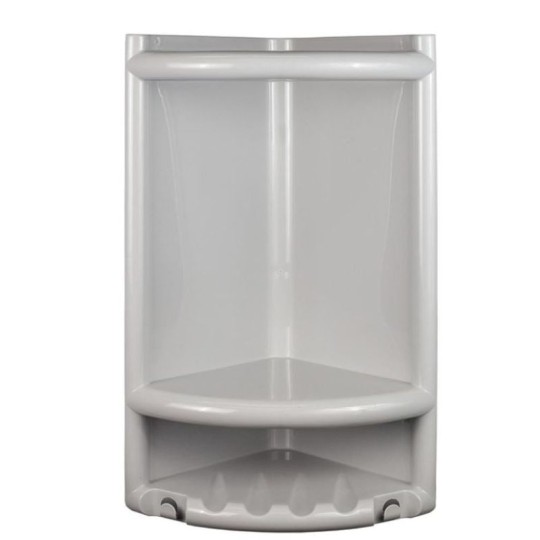 PORTA-SHAMPOO CANTO | CINZA CLARO | DUDA