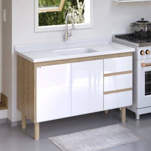 ARMARIO COZINHA | ATENAS | 116.2 | BRANCO | A.J RORATO