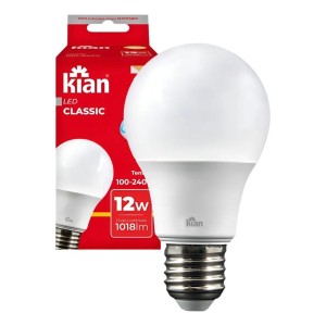 LAMPADA LED | 10060 | BULBO (PERA) | 12W | 6K | BIV | KIAN