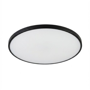 PLAFON LED VERONA | REDONDO | 37cm 31W 3 TEMP | PRETO | HEVVY
