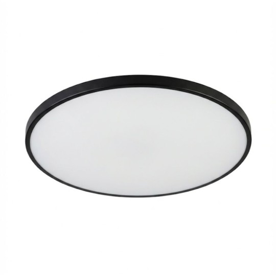 PLAFON LED VERONA | REDONDO | 37cm 31W 3 TEMP | PRETO | HEVVY