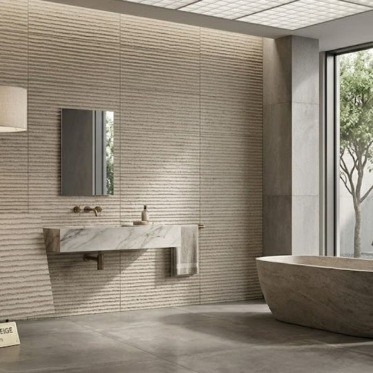 PORC STRATO BASALTO BEIGE | 2.50 | 56x113 | LF | SAVANE