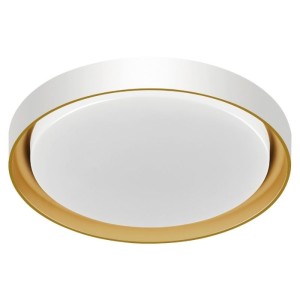 PLAFON LED SIENA | RED | 30w | 3000K-4000K-6000K | 1574 | BRANCO+DOURADO | HEVVY