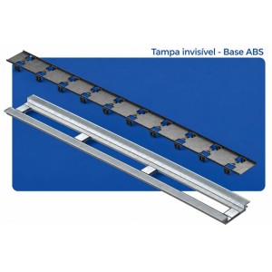 RALO LINEA | BASE ABS | 100x8 | TAMPA INVISIVEL | SELMETAL