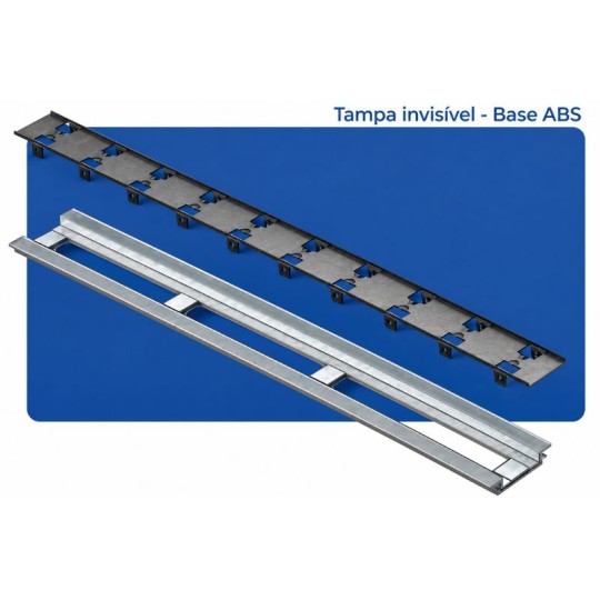 RALO LINEA | BASE ABS | 100x8 | TAMPA INVISIVEL | SELMETAL