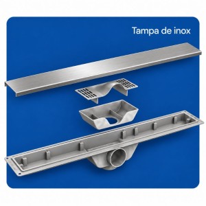 RALO VERSATA | BASE ABS | 60x8 | TAMPA INOX 304 | SELMETAL