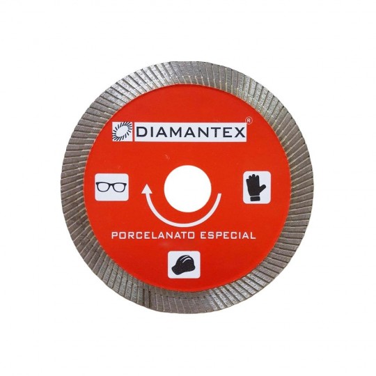 Disco para Porcelanato Especial Turbo Raiado 110mm - Diamantex