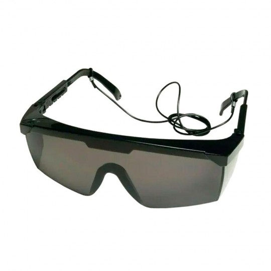 Óculos de Proteção Vision 3000 Fume com Borda Preta 3M