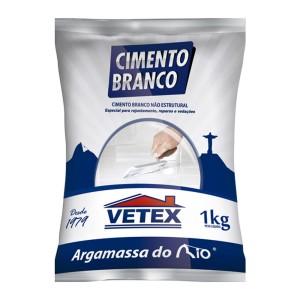 CIMENTO BRANCO | 1kg | ARGAMIL