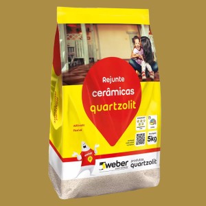 REJUNTE FLEXIVEL | 5kg | CARAMELO | QUARTZOLIT