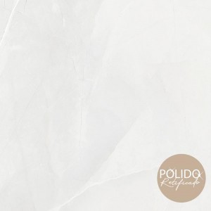 Piso Onix Ice Retificado Polido - 66x66 LB - Marcela/Formigres Premium