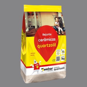 REJUNTE FLEXIVEL | 1kg | CINZA ARTICO | QUARTZOLIT
