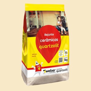REJUNTE FLEXIVEL | 1kg | PALHA | QUARTZOLIT