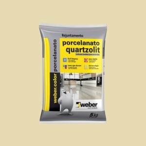 REJUNTE PMG PARA PORCELANATO | 5kg | BEGE | QUARTZOLIT