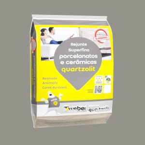 REJUNTE PMG PARA PORCELANATO | 5kg | CINZA OUTONO | QUARTZOLIT