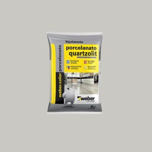 REJUNTE PMG PARA PORCELANATO | 1kg | CINZA PLATINA | QUARTZOLIT