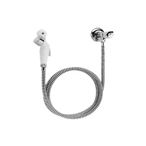 DUCHA COM REGISTRO FLEXIVEL | 1.20 | CROMADO-BRANCO | BLUKIT