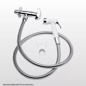 DUCHA HIGIENICA ACQUAJET | 2195-A | AQUARIUS | CROMADA | FABRIMAR
