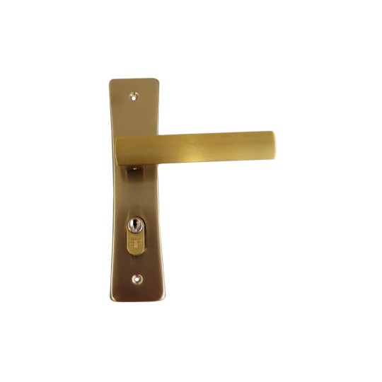 FECHADURA EXTERNA | 712E11755LO | BELLA | ROSETA QUADRADA | ALAVANCA | 55 | CROMADO | 3F